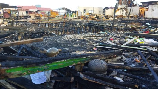 Ilustrasi lokasi bekas kebakaran di Kalimantan Timur. Foto News Balikpapan