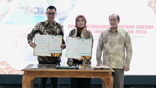 PLN dan pemerintah meneken kontrak subsidi untuk energi tahun 2024. Foto PLN