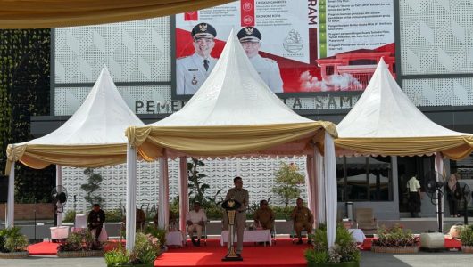 Silaturahmi di lingkungan Pemkot Samarinda. Foto istimewa