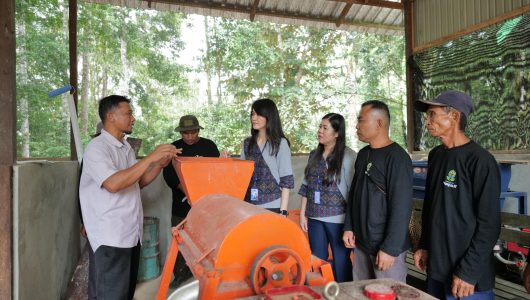 Balai Perhutanan Sosial dan Kemitraan Lingkungan (BPSKL) Wilayah Kalimantan meresmikan pemanfaatan rumah kompos di Wana Wisata Meranti Balikpapan. Foto BCA