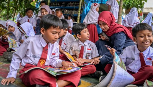 Ilustrasi siswa sekolah