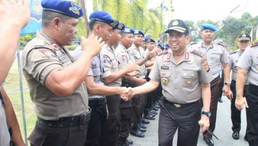 Jajaran polisi Polda Kaltim