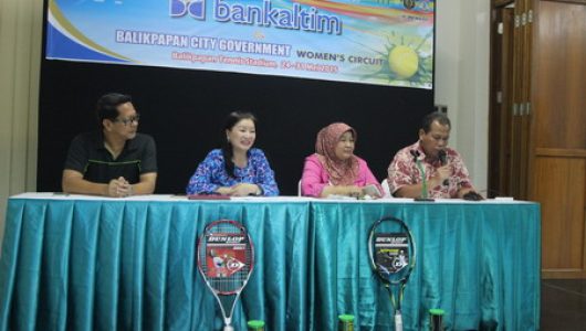 Jumpa pers tenis putri Balikpapan