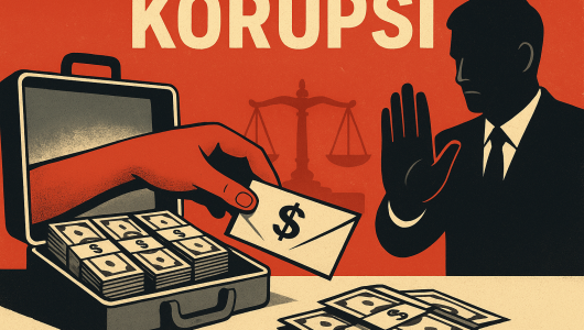Ilustrasi penanganan korupsi di Indonesia. Istimewa
