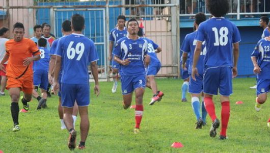 Latihan tim Persiba
