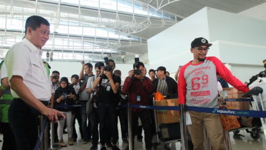 Menteri Jonan dan penumpang Balikpapan