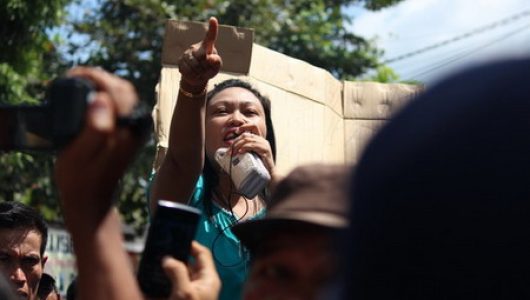 Orasi warga Kilometer 17 Balikpapan