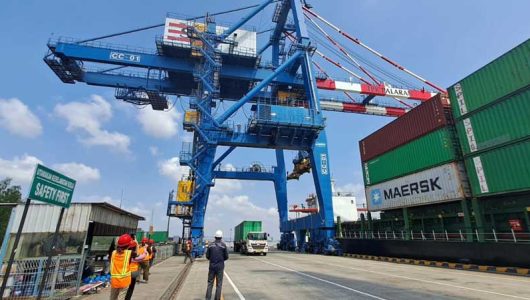 Pelabuhan Peti Kemas Palaran. Foto istimewa