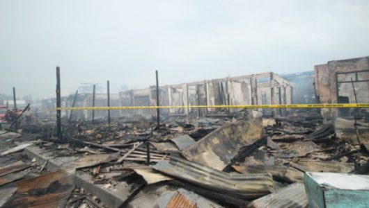 Pasar Kebun Sayur Ludes