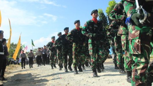 Pasukan TNI di Balikpapan