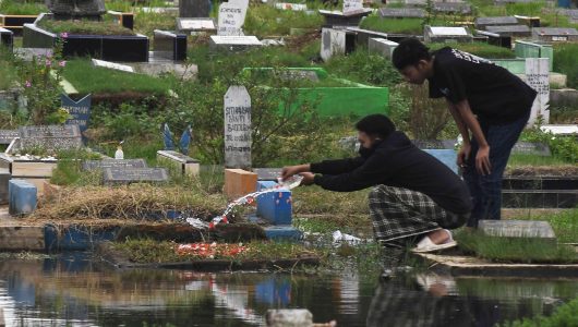 Ilustrasi pemakaman di Indonesia. Foto istimewa