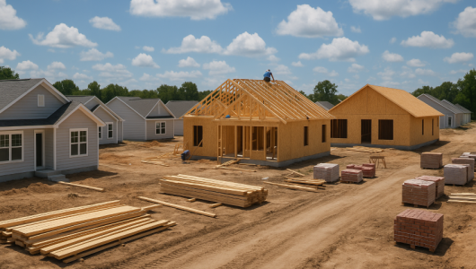 Pembangunan rumah bagi masyarakat. Ilustrasi istimewa