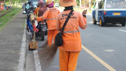 Penyapu jalanan Balikpapan