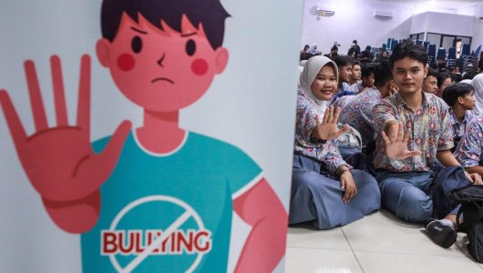 Sosialisasi tentang perundungan pada siswa sekolah. Foto istimewa