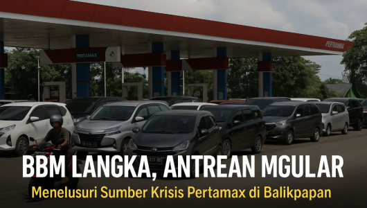 Ilustrasi polemik krisis BBM subsidi dan nonsubsidi di Kota Balikpapan Kalimantan Timur, Rabu (21/5/2025). Istimewa