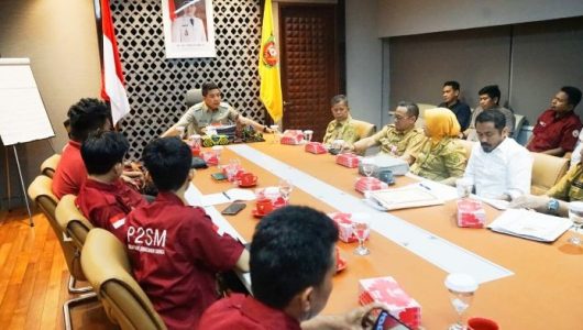 Audensi para pedagang sembako dan minyak dengan Wali Kota Samarinda Andi Harun. Foto istimewa