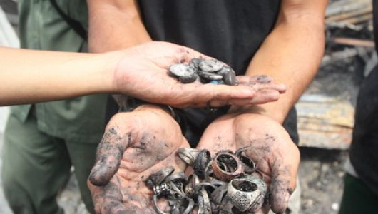 Sisa sisa Pasar Kebun Sayur