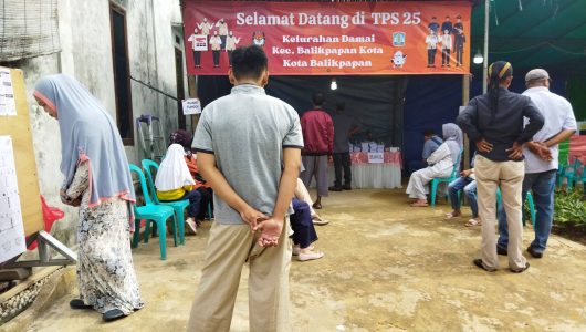 Lokasi tempat pemungutan suara (TPS) pemilu presiden di Kalimantan Timur. Foto istimewa
