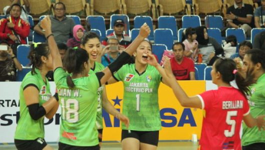 Tim putri Jakarta Electric PLN