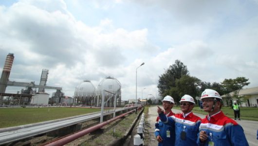 Tinjau kilang Pertamina Balikpapan