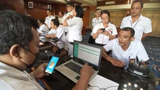 Ilustrasi aktivasi identitas kependudukan digital di Kukar. Foto Istimewa