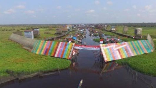 Keindahan Desa Muara Enggelam Kecamatan Muara Wis (Istimewa)