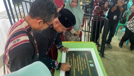 Suasana peresmian Pusban Bukit Biru (Istimewa)