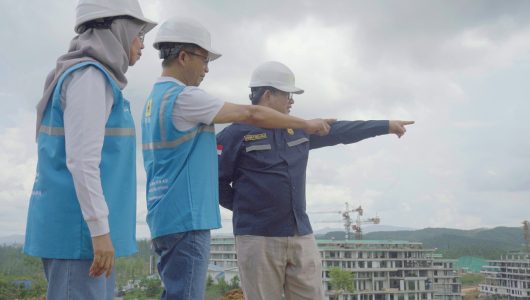 Peninjauan lokasi lapangan di Ibukota Nusantara. Foto PLN