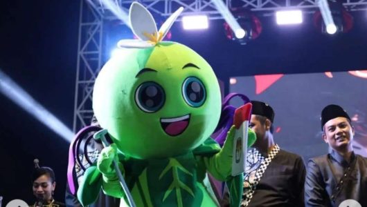 Si Teda maskot Pilkada Kukar 2024 yang merupakan hasli karya putra daerah (Istimewa)