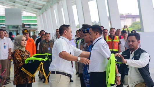 Penutupan Posko Lebaran di Bandara Sepinggan Balikpapan. Foto PT Angkasa Pura Balikpapan
