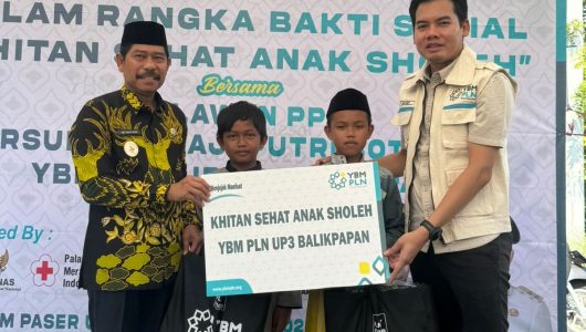 mereka menyalurkan beragam bantuan sosial dan ekonomi bagi masyarakat Kabupaten Penajam Paser Utara (PPU), Kamis (16/10/2025). Foto PLN