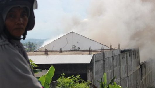 kebakaran gudang Balikpapan